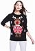 *daisysboutique* Women's Christmas Reindeer Themed Knitted Holiday Sweater Girl Pullover (Medium, Reindeer-3D Nose)