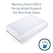 ViscoSoft ARCTIC GEL Memory Foam Pillow – Cooling Gel, Molded Memory Foam, Removable Cover – Best Head, Neck Support – Hypoallergenic – Standard