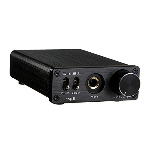 SMSL SAP-II PRO Headphone Amplifier Portable High Fidelity AMP 3.5mm/RCA 6.35mm Black