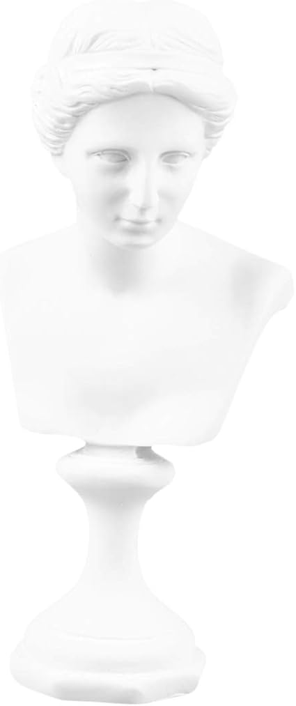 Clispeed Aphrodite Skulptur Venus Statue Gottin Der Liebe Grosse Buste Griechische Romische Gottin Statue Fur Zu Hause Tischdekoration Amazon De Garten