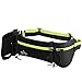 Hydration Waist Pack By Mosslian. Waist Runing belt with Water Bottle Holder for Woman&Men-Top Running Gear with Waterproof and Reflective- Hands Free Workout-Fits iPhone 7 Plus (Black&Green)