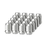 DPAccessories LCB3B8HC-CH04020 Chrome 14x1.5 Closed End Bulge Acorn Lug Nuts for Aftermarket Wheels 19mm x 20 Wheel Lug Nut
