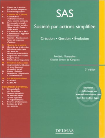Société par actions simplifiée, SAS