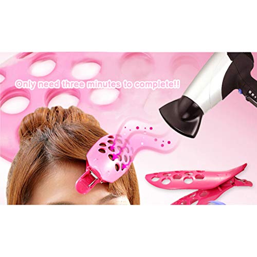 ExhilaraZ Hair Fringe Clip Bang Front Curler Roller Holder Hairpin Home DIY Styling Tool On Sale
