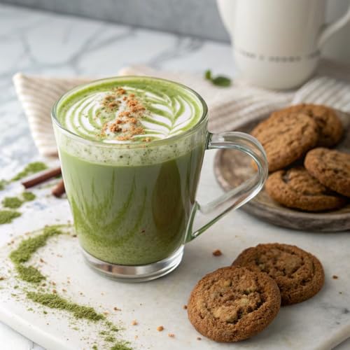 Tenzo Matcha Green Tea Powder, Organic Cafe Sweetened Matcha Latte Green Tea Powder, Ceremonial Barista Crafted Mix - Authentically Japanese - Matcha Latte Mix (35.27 Ounce)