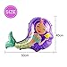 Mermaid balloons birthday party decorations -31 Pieces Mermaid Party Supplies Birthday Decor Pack | Mermaid Balloons, Mermaid Banner, Pom Poms, Headband For Girl Little Mermaid Party Favors