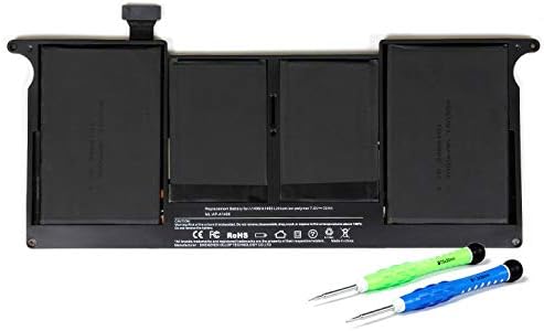 macbook air 11 inch バッテリー a1406 a1370 a1465 a1495 2011 2015年発売 apple mc968 mc969 md223 対応 マックブック パソコン 互換 バッテリパック 一年保証 自社製品 ブラック