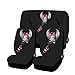 All New Wild Skull Design Microfiber Seat Covers Car Van Truck Suv Set Universal
