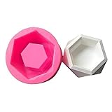 VALINK Diamond Shaped Concrete Silicone Mold DIY Ashtray Plaster Cement Mould Clay Molds for Plant Decorative Succulent Plants Silicone Molds Crafts Arts Pottery Ceramics Making Mould Pan