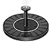 COSSCCI Solar Fountain Pump Bird Bath,1.4w Portable Submersible Free Standing Solar Outdoor Fountain for Small Pond, Patio Garden