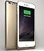 Phone 6S Plus Battery Case , iPhone 6 Plus Battery Case - 6000mAh External Protective Charging Case Extended Portable Charger Backup Battery Pack Case (Gold)