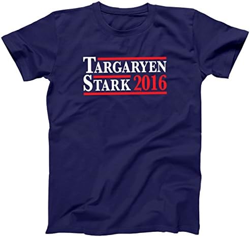 Targaryen Stark Presidential Election 2016 Mens Shirt XX-Large Navy