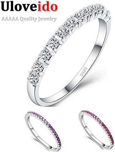 Dudee Jewelry Wedding Ring Topaze Mystique Girls Purple Red Simulated Ring Cool Jewelry Anel J029