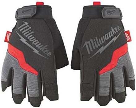 fingerless construction gloves