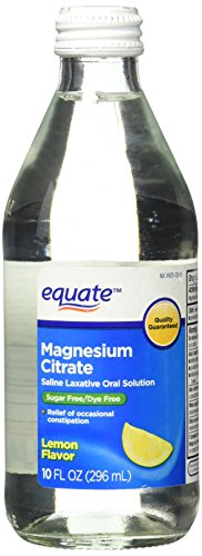 Equate Magnesium Citrate Oral Solution - Saline Laxative - Lemon Flavor, 10 fl oz