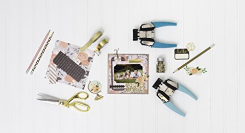 Crop-A-Dile Corner Chomper - Stub & Scallop Punch by We R Memory Keepers | Blue Comfort Handle