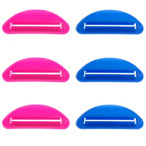 SCStyle Daily Living Multipurpose Toothpaste Tube Beauty Creams and Ointments Squeezer Dispenser- 6 Pack
