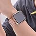 iiteeology Lightweight Stainless Steel Band Designed for Apple Watch Ultra 3 & Ultra 2, Series 1-11, 46mm, 45mm, 44mm, 42mm, Replacement iWatch Bands for Men & Women,Rose Gold