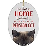 Seal Point Persian Cat Christmas Ornament 2024
