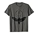 Moth & Lunar Crescent Moon T-Shirt, Witch Design, Witchy