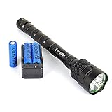 1Pc Foremost 6000LM 5 Modes LED Flashlight Coated
