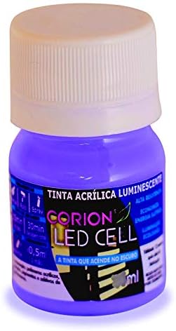 Luminescent Paint, Luminous, Glow in The Dark UV Free, Phosphorescent, Professional, Various Colours 20 ml