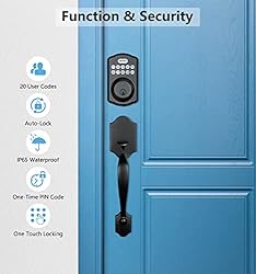 Revolo Electronic Keypad Deadbolt, Keyless Entry
