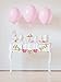 Famoby Gold Glittery It's a Girl Banner for Baby Shower Party Decorations