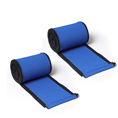 Mardili Swimming Pool Hand Rail Grip Cover, 4 feet, Blue, A Pair