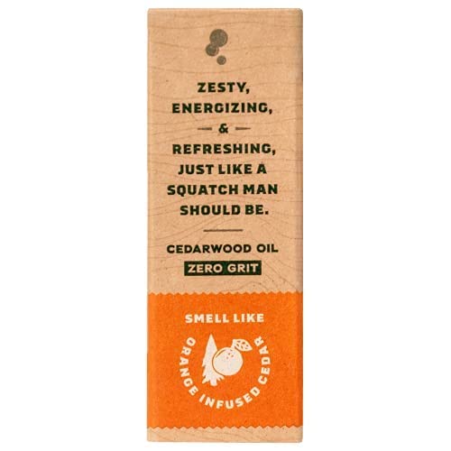 DR. SQUATCH DISCONTINUED ALL NATURAL BAR SOAP FOR MEN WITH ZERO GRIT, CEDAR CITRUS