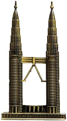 Alien Storehouse Collectible Metal World Famous Building Model Home Office Desktop Decor - Petronas Twin Towers