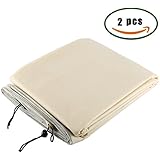 Anpatio 47''x71'' Frost Cloth Plant Protection Cover Bags Polypropylene Garden Fabric Protecting Fruit Tree Potted Plants from Freezing and Animals Eating Pack of 2