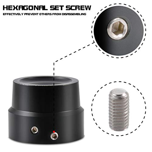 KATUR Motorfiets Voorasmoer Afdekdop Kit CNC Aluminium asmoer Socket Set voor Harley Sportster XL883 XL1200 (zwart) - Image 6