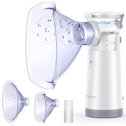 Portable Nebulizer for Adults and Kids,Portable Nebulizer for Travel and Home Use, Handheld Mesh Nebulizer for Breathing Problems