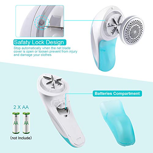 Professional Sweater Shaver Fabric Shaver Lint Remover with Large 2.6 Inch Shaving Head,Adjustable Shave Heights,Better Protect Your Clothes from Hurting - Thumbnail 4