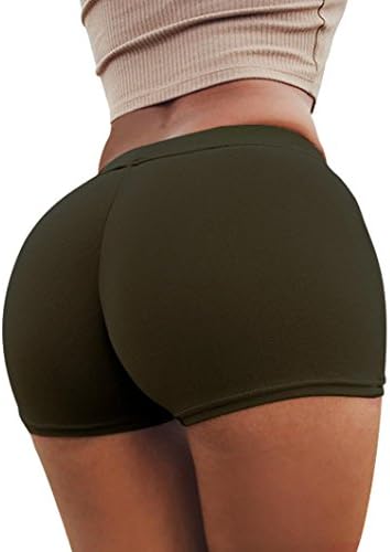 Kollmert Hot Pants, Women Butt Lifting Sport Gym Workout Waistband Skinny Yoga Shorts