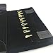 UnionPlus Small Velvet Travel Jewelry Case Roll Bag Organizer for Necklace Bracelet Earrings Ring, Black
