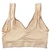 Mirity Padded Sports Bras For Women Freedom Seamless Racerback Spanx Yoga Bra Pack of 3, Black White Beige, Medium