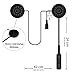 LeaningTech Wireless Motorcycle Helmet Headset Work with Bluetooth 4.0, Helmet Headphones, Hands-Free Microphone for Motorcycle Motorbike Skiing, Music Call Control