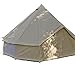 DANCHEL 4-Season Family Cotton Bell Tents (10ft 13.1ft 16.4ft 19.7ft Dia. Size Options)