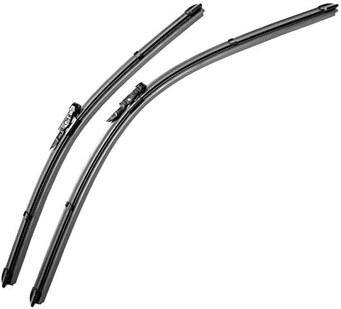 Peu307 CC flat aero windscreen Pinch tap fittment Front Wiper blades Pinch tap 26" 28" Flat