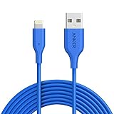 Anker Powerline 10ft Lightning Cable, MFi Certified for iPhone Xs/XS Max/XR/X / 8/8 Plus / 7/7 Plus / 6/6 Plus / 5s / iPad, and More (Blue)
