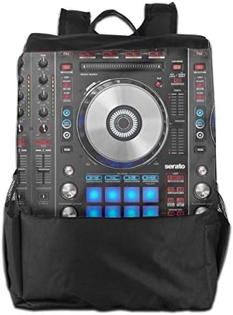 nbvncvbnbv Dj Mixer Pioneer Outdoor Shoulder Backpack Tavel Bag Daypack School Laptop Bag for Women Men Kids Daypacks Book Casual