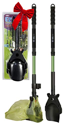 GoGo Stik Scoop Set. The Totally Clean ST (Standard) Pooper Scooper with EZ Wedge (rake alternative). You and Tool Stay Clean. Use anywhere any surface. 25 to 36 inch adjustable handles. Storage Clip. - Thumbnail 7