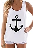 Ybenlow Women's Fashion Summer Sleeveless Printed T Shirt Tank Top