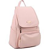 Copi Women's Modern Design Deluxe fashion Backpacks One Size Pink