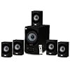 Acoustic Audio AA5172 700W Bluetooth Home Theater 5.1 Speaker System with FM Tuner, USB, SD Card, Remote Control…