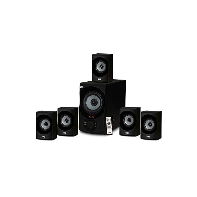 Acoustic Audio AA5172 700W Bluetooth Home Theater 5.1 Speaker System