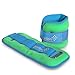 Ivation Adjustable Ankle Weights and Wrist Cuffs Set, 2 Lbs (Green)