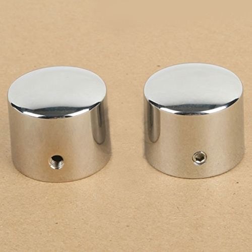 Chrome Front Axle Nut Cover Bolt For Harley Touring Softail Road King Glide FLTR
